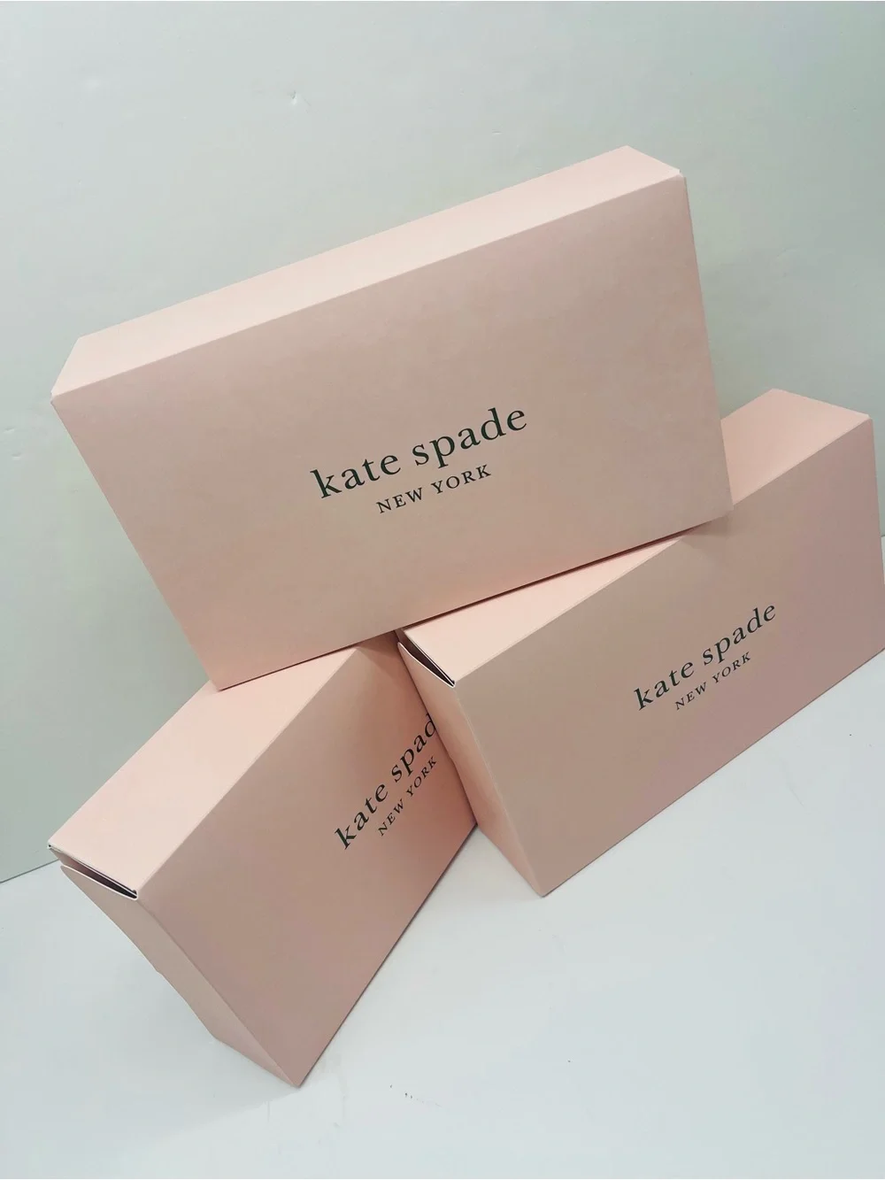 kate spade Pink Tote Packaging and Gift Boxes Set of 3 New